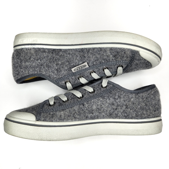 Keen Elsa Grey Felt Sneaker Tennis Shoe Womans 8 - Picture 5 of 7